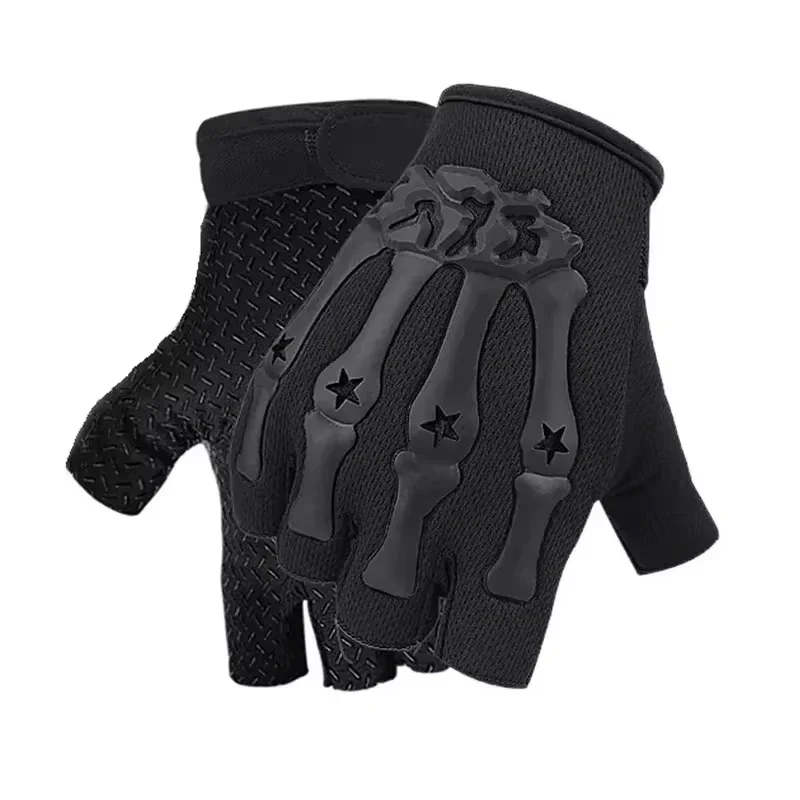 

Riding Fingerless Gloves Non-slip Half Finger Gloves for Motorcycle Cycling Climbing Hiking Hunting Outdoor Sports