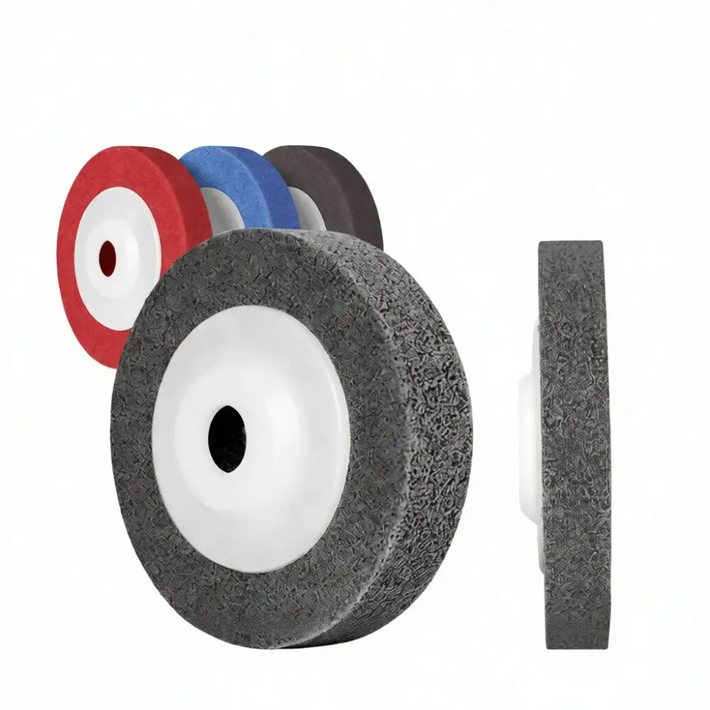 Stainless Steel Grinding Wheel Nylon Fiber Polishing Disc For Metal Rust Removal Angle Grinder Accessory Buffing Pad