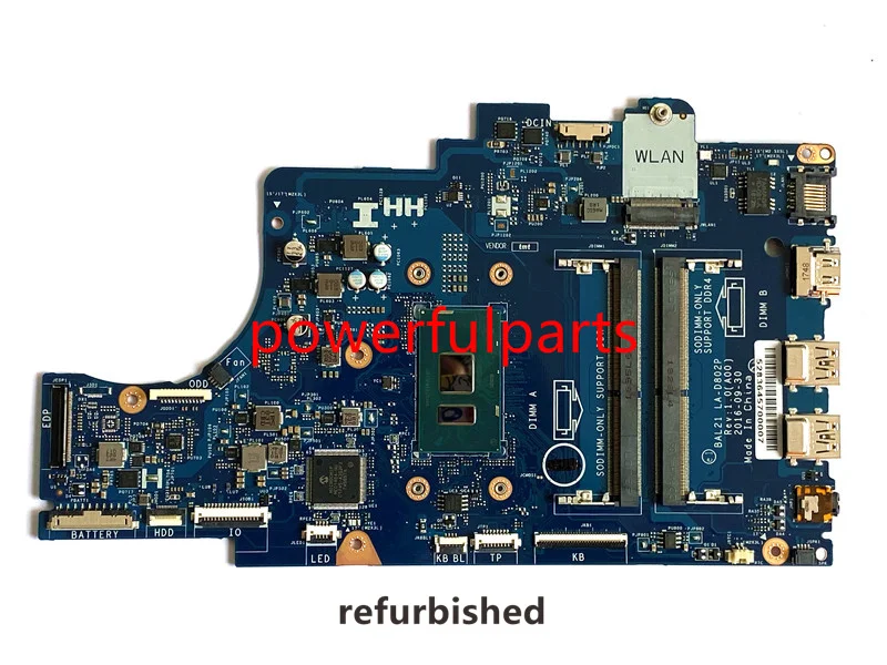 

For Dell Inspiron 15 5767 5567 Motherboard With Pentium 4415U 0KY6H5 KY6H5 CN-0KY6H5 BAL21 LA-D802P Mainboard Working Good