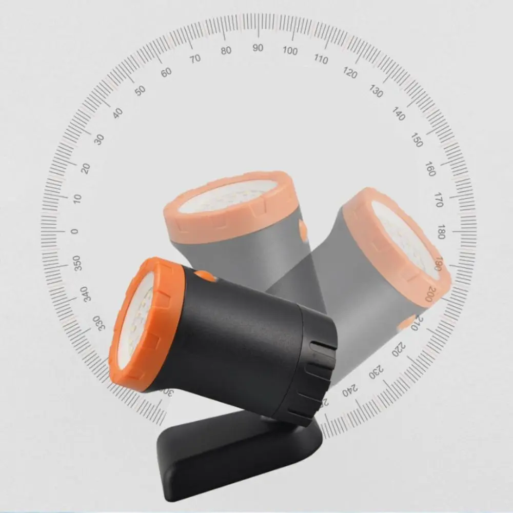 With a Clip Rechargeable LED Work Lights 20 LEDs Three-speed Adjustable Spotlights Waterproof Hangable