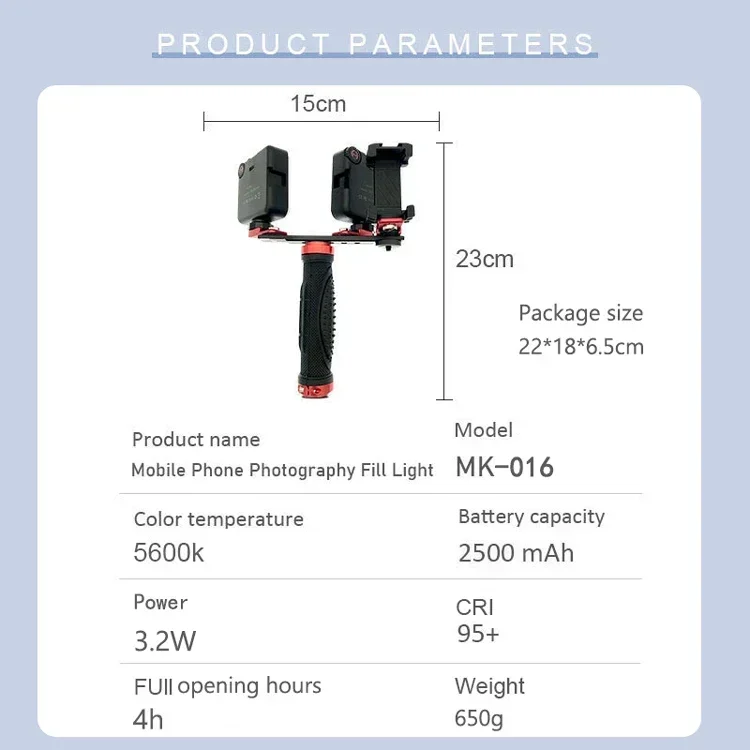 Dentisti Orale Led Denta Fotografia Twin Flash Light Attrezzatura fotografica mobile