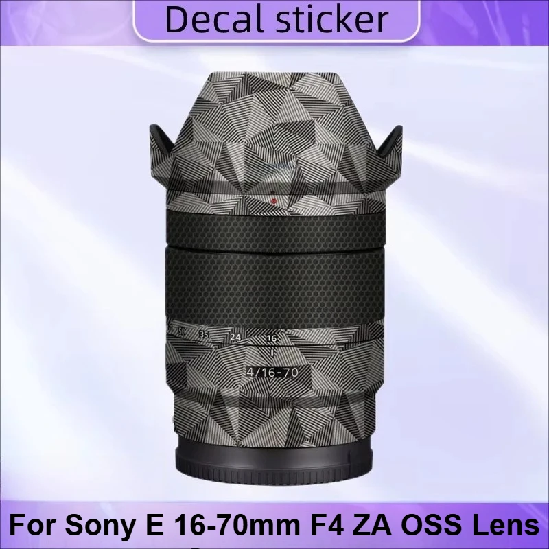 

Защитная виниловая пленка-наклейка для объектива Sony E 16-70mm F4 ZA OSS (для SONY SEL1670Z)