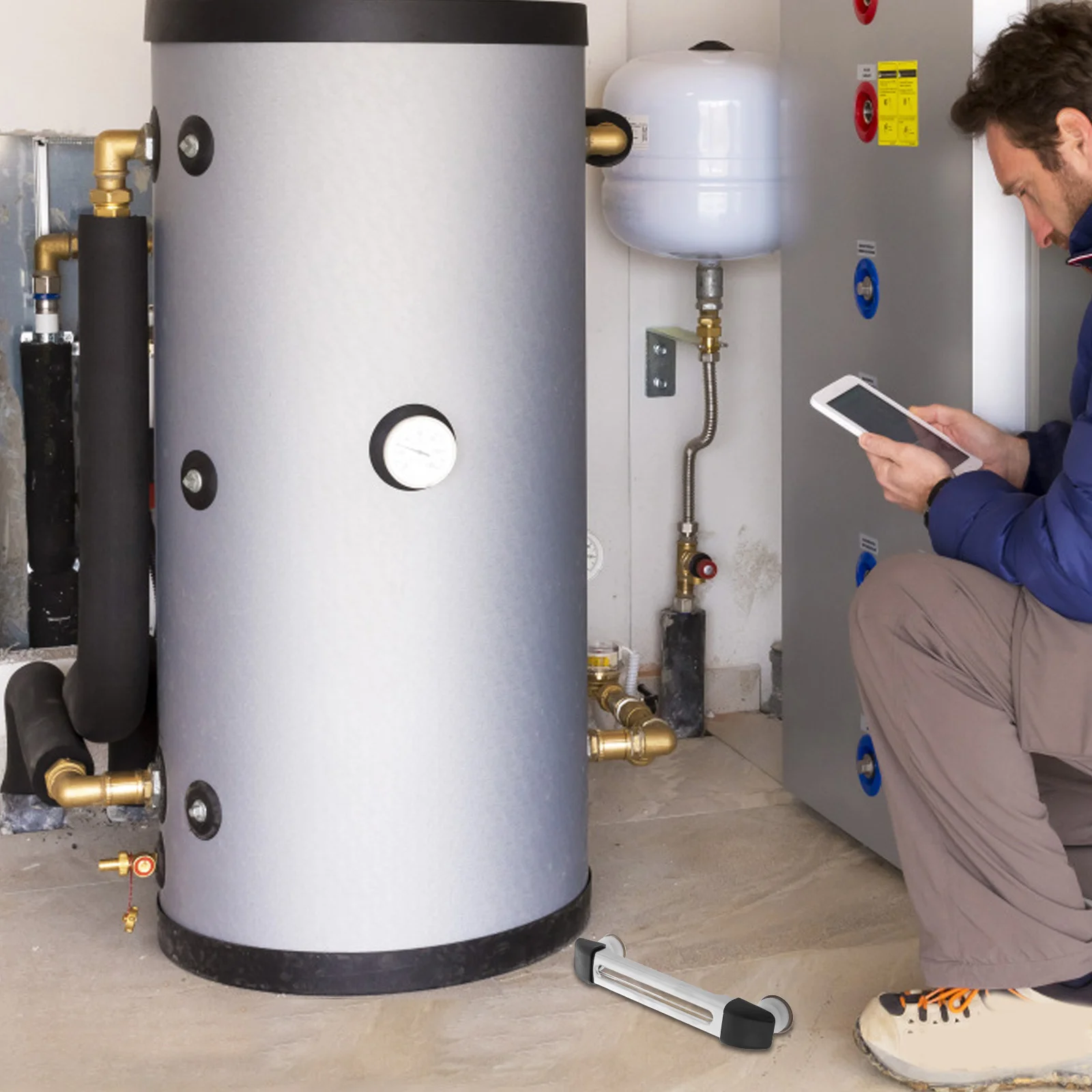 

Water Level Gauge Boiler Accurate Liquid Level Indicator Easy Installation Safety Tool Home Industrial Boiler Water Meter