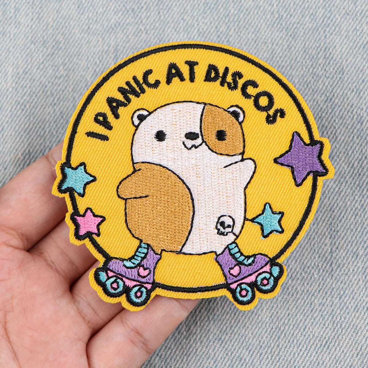 Funny Badge Quotes Cartoon Animals Embroidered Iron On Patches For Backpack Clothes DIY Patches Cosplay Toy Gift Accessories view 4