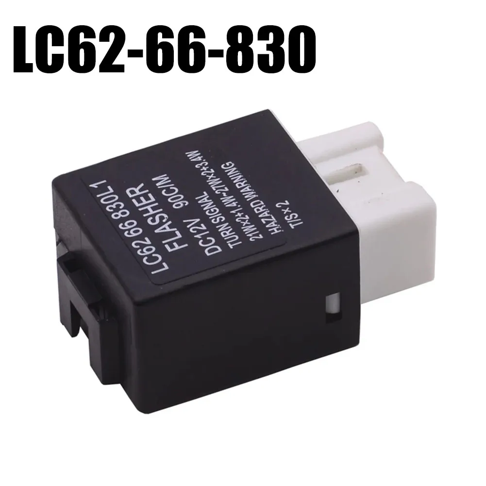 LC62-66-830 FOR Mazda Turn Signal Flasher Relay 323 Black LC62-66-830 Plastic For Haima 7 S3 For Mazda Demio 2003