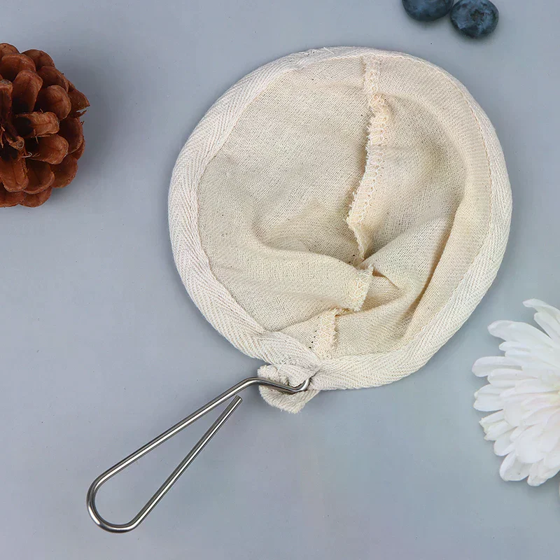 Coffee Cloth Strainer Reusable Corrosion Prevention Tea Filter Dropping Pot Mesh Basket Tools Coffee Utensils