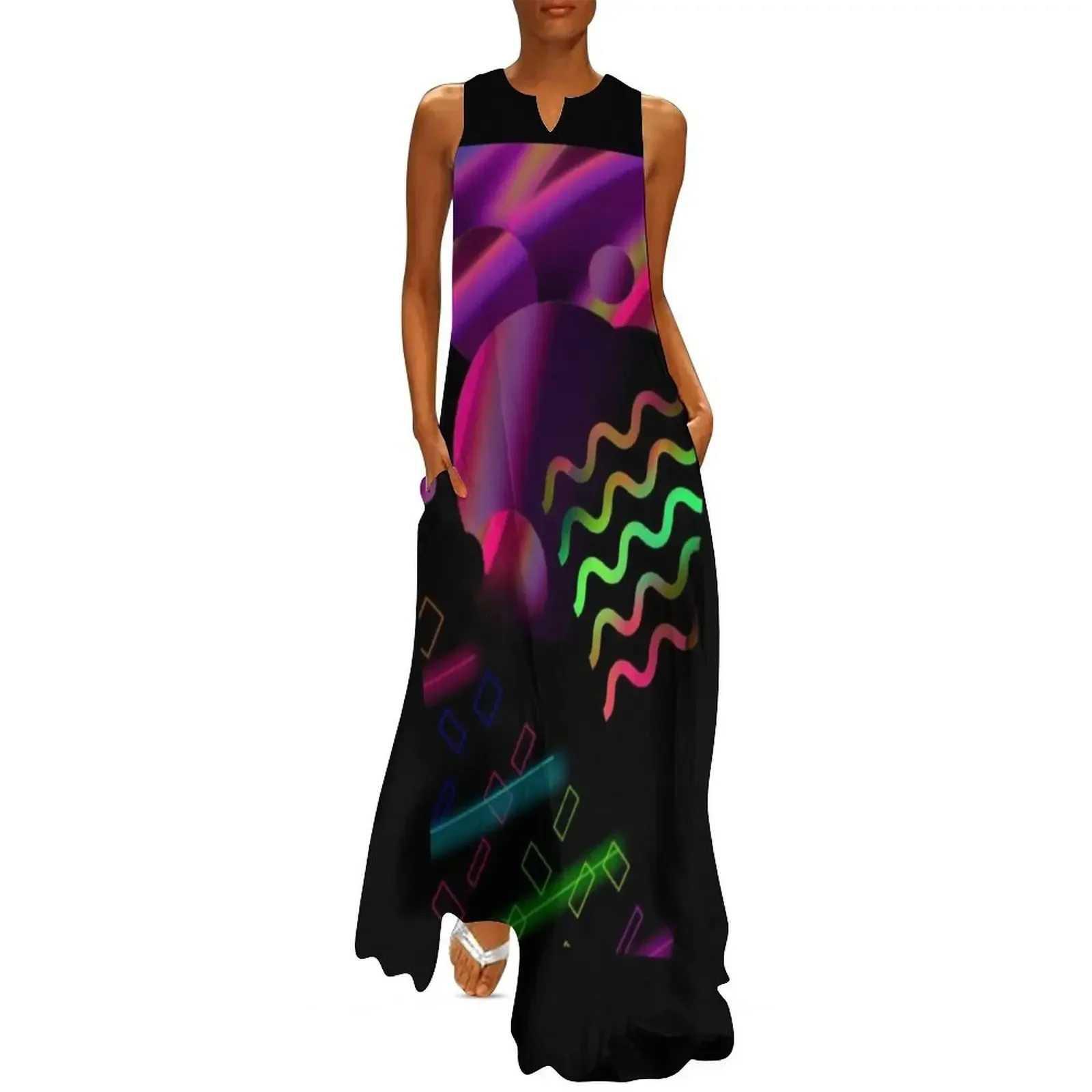 

Spaz Razzmatazz Long Dress dress women elegant luxury Woman dresses Summer women's clothing Dress