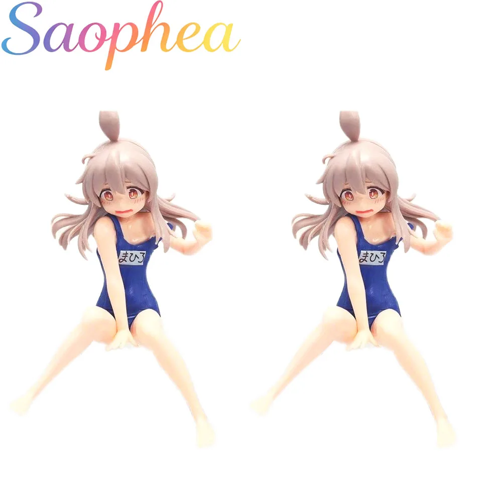 Mahiro Oyama Swimsuit Sitting Cup Noodle Stopper, Car & PC Case Decor Figure-2PCS
