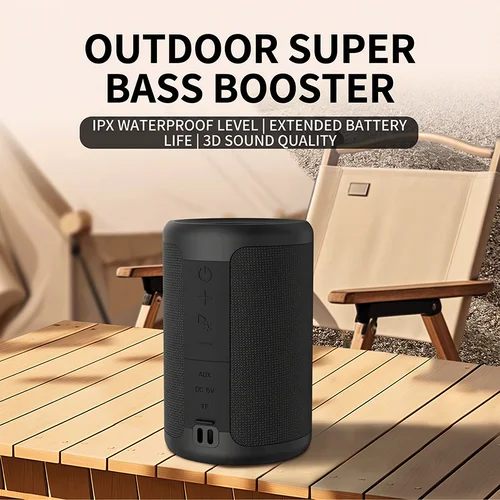Imagen 2 del producto Altavoz Portátil Bluetooth FA02 2026, para Reuniones al Aire Libre, Subwoofer de Escritorio, Batería de Larga Duración, Altavoz RGB, Sonido para Juegos