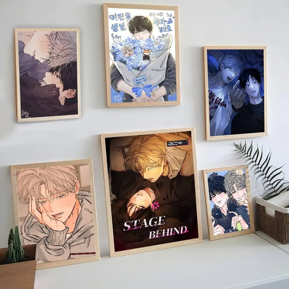 STAGE BEHIND bl Whitepaper Poster HD Quality Poster Wall Art Painting Study Room Wall Decor
