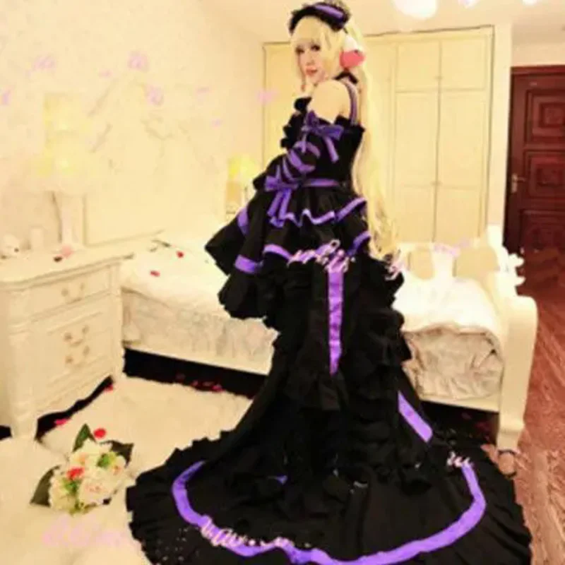 ชุดคอสเพลย์คอมรูปหัวใจนางฟ้าขนาดเล็กสีชมพูสีขาวสีดำสีแดงสีม่วงสีดำชุดคอสเพลย์หวาน