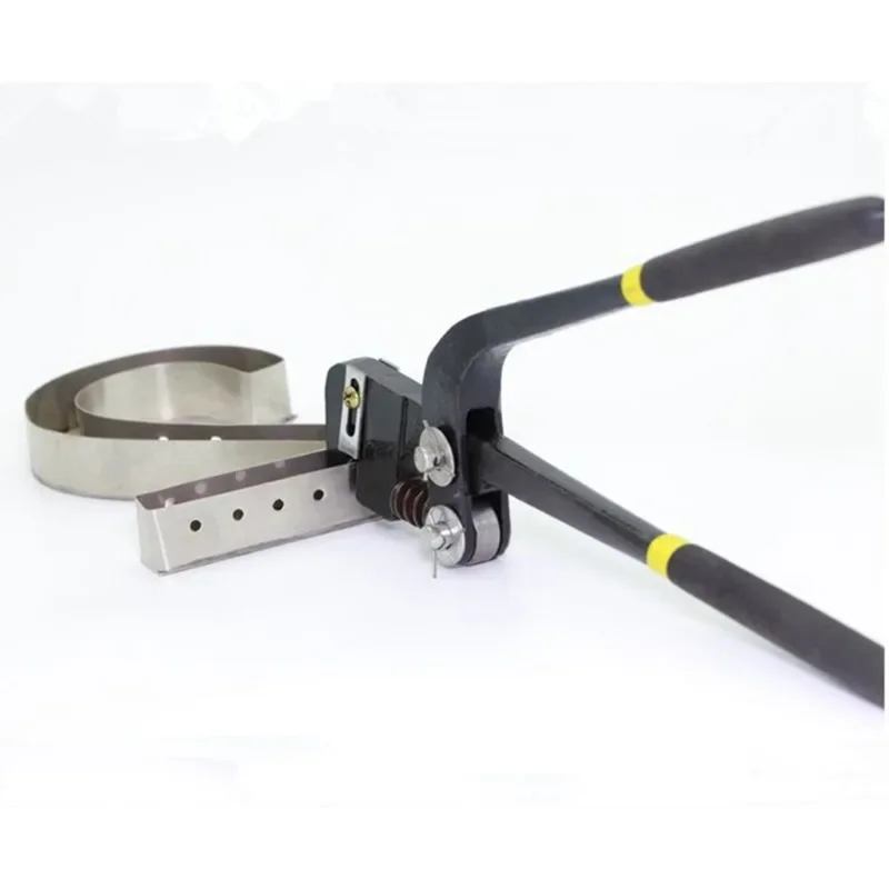 Hole Punch Pliers Joggler，Stainless Steel Manual Puncher Iron Sheet Aluminum Edge Metal Puncher For Sheet Metal Repa