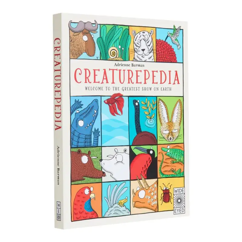 

Книга Creaturepedia Adrienne Barman с широкими глазами 9780711295773