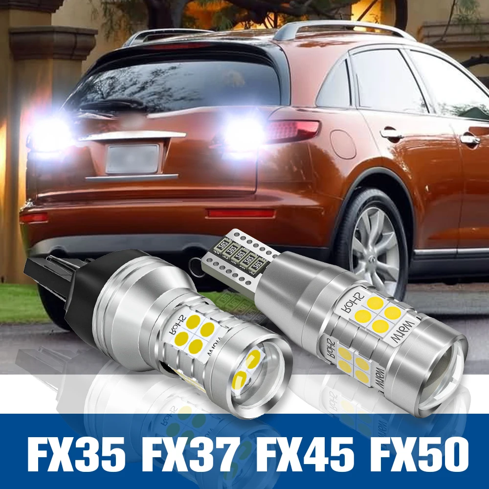 

2pcs LED Reverse Light Back up Lamp Accessories Canbus For Infiniti FX35 FX35 FX37 FX45 FX50 2005 2006 2007 2009 2010 2011 2012