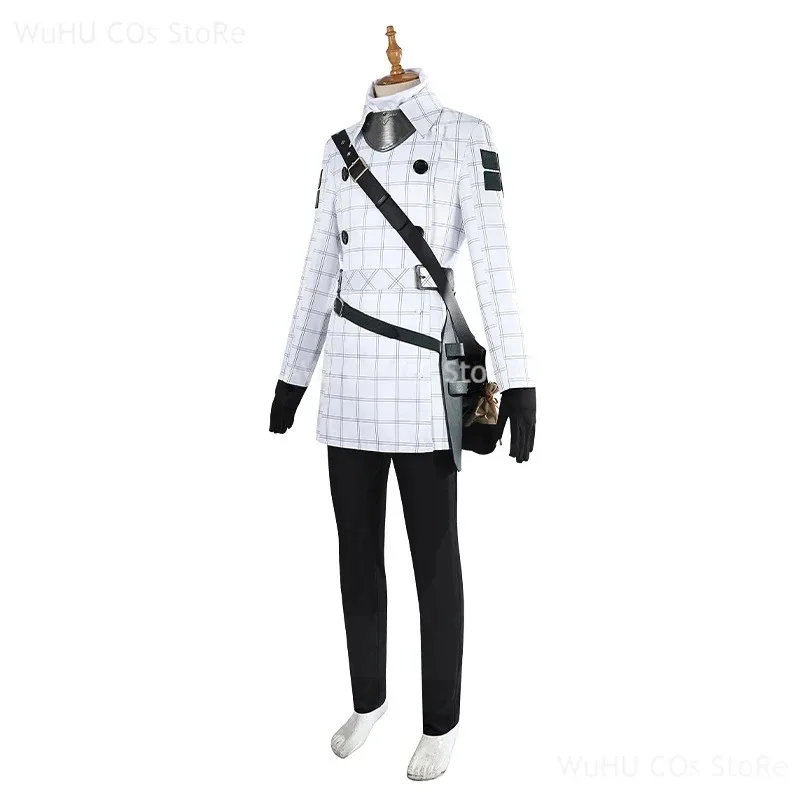 

a7d@Game Metaphor:ReFantazio Will Hero Travelling Boy Captain Cosplay Costume Cos Shoes White Suit Wig Convention Men Halloween