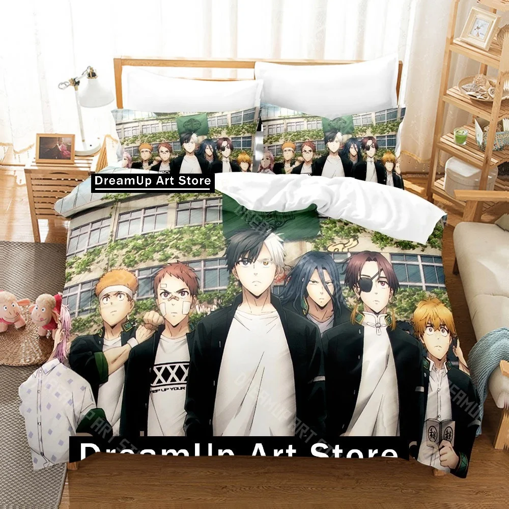 3D Printed Wind Breaker Haruka Sakura Bedding Set for Boys Girls Duvet Cover Pillowcase Twin Queen King Full Single Double Sizes