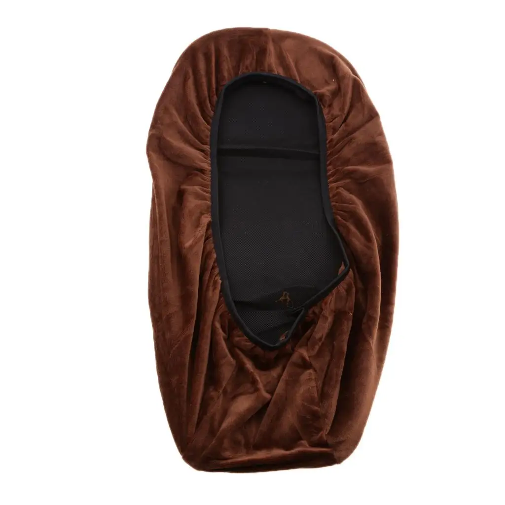 Motorcycle Rear Seat Cushion Cover Breathable Mesh Net Pad Heat Resistant Brown for Mobility Scooter Suzuki Honda Civic
