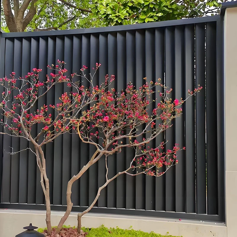 

Easily Assembled Security Aluminium Garden Horizontal Slat Fence Aluminium