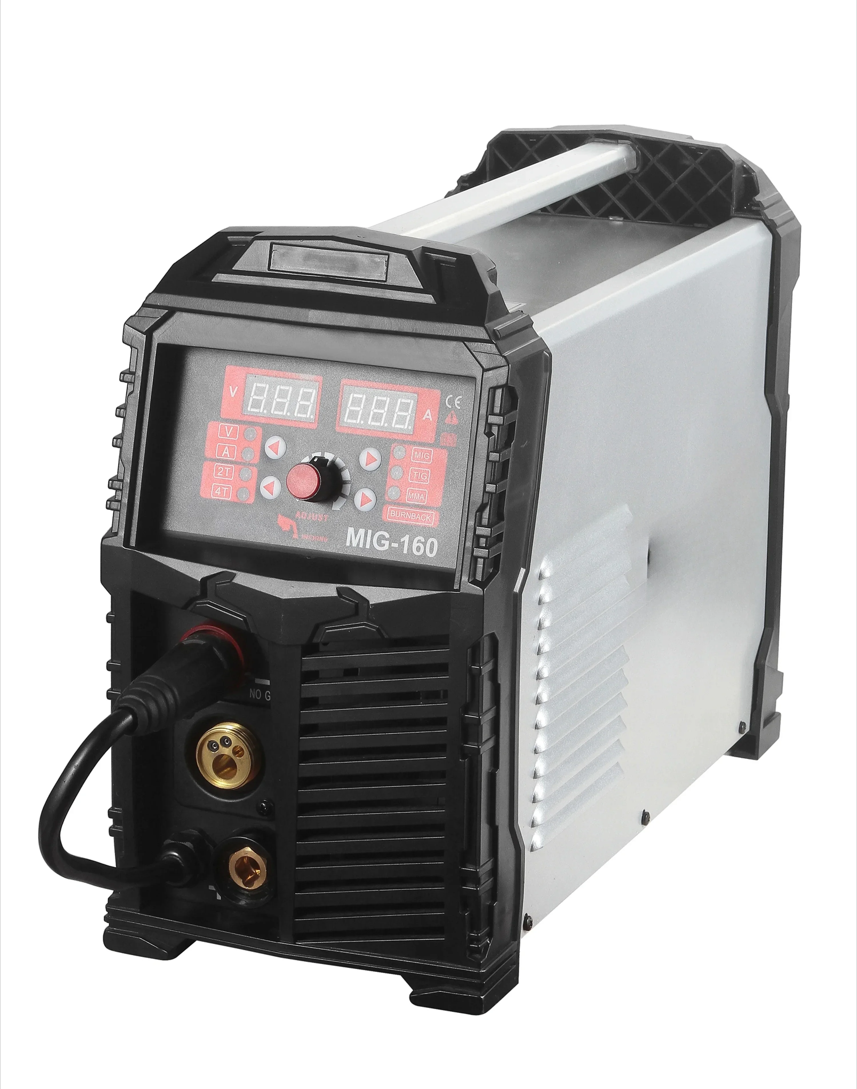NEW Semi-Automatic MIG Gas Gasless 220V Flux Core Wire Inverter IGBT MIG MAG ARC  TIG 3in1 Welder  MIG-200B