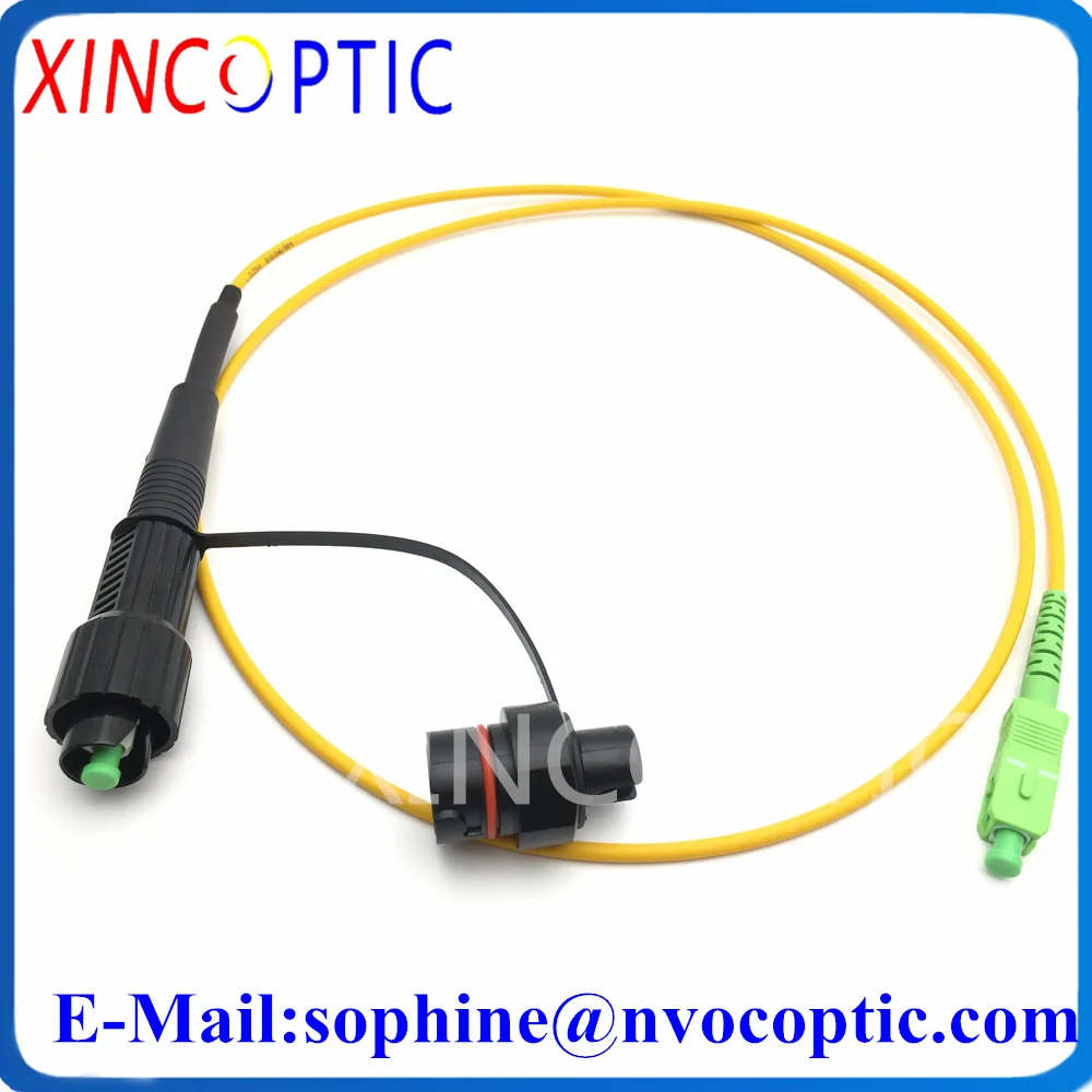 

IP67 Waterproof Corning HUAWEI Mini SC/APC 1M 2M 3.0mm Yellow Cable to SC/APC OptiTap Jumper Optical Fiber Connector Patch Cord