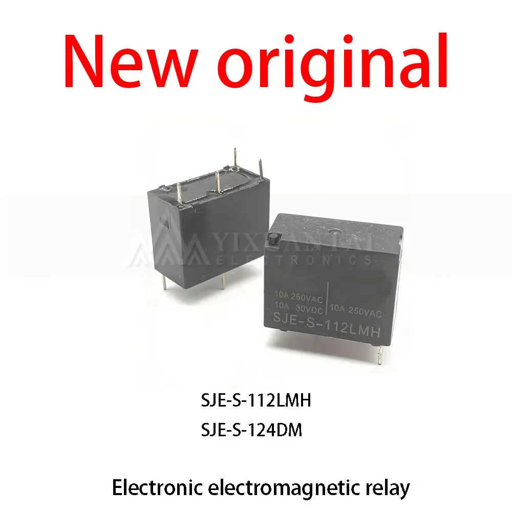 10Pcs/Lot New original SJE-S-112LMH SJE-S-124DM Electronic electromagnetic relay