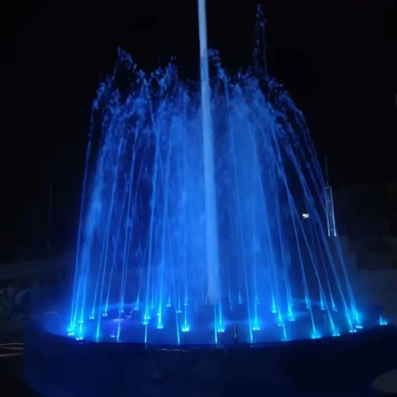 Artistic Dancing Musical Fountain Small Size Stainless Steel Custom Design Public Park Landscape Water Fountain