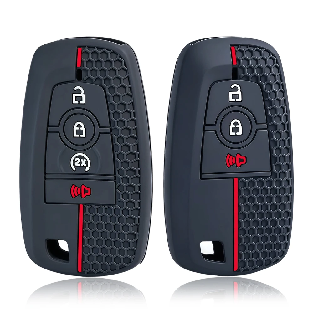 For Ford Fusion Mustang Kuga Ecosport Explorer F-150 F-250 F-350 F-450 F-550 Raptor F150 Car Remote Key Case Cover Accessories
