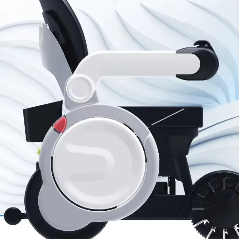 Intelligent Powerful Four Wheels Driving Electric Beach Wheelchair With Seat Lifting And Transferring