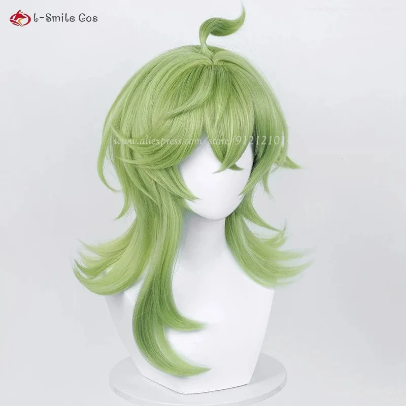 111 www لعبة Sumeru Collei تأثيري 55 سنتيمتر طويلة مقاومة للحرارة الشعر الاصطناعية هالوين حفلة أنيمي الباروكات + غطاء شعر مستعار