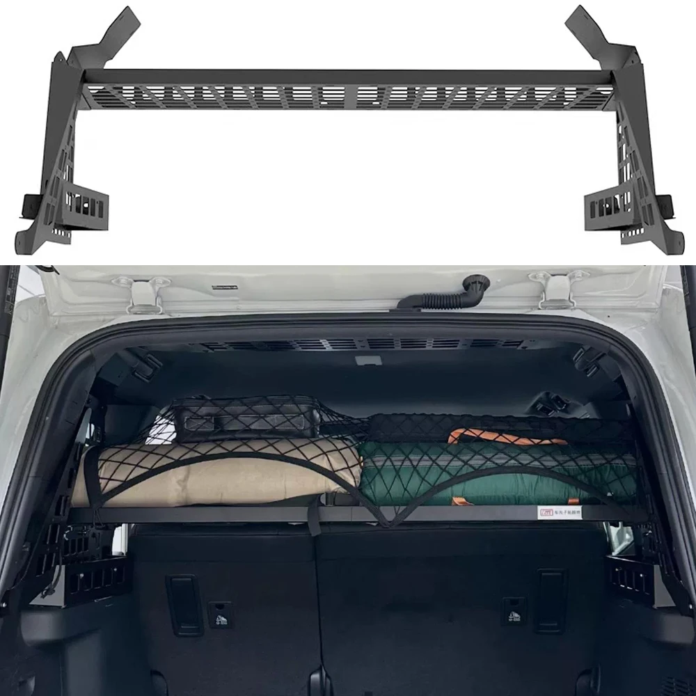 for Toyota Land Cruiser Prado J250 LC250 2024 2025/ Lexus GX550 Rear Molle Storage Panel Shelf System Cargo Racks Baskets