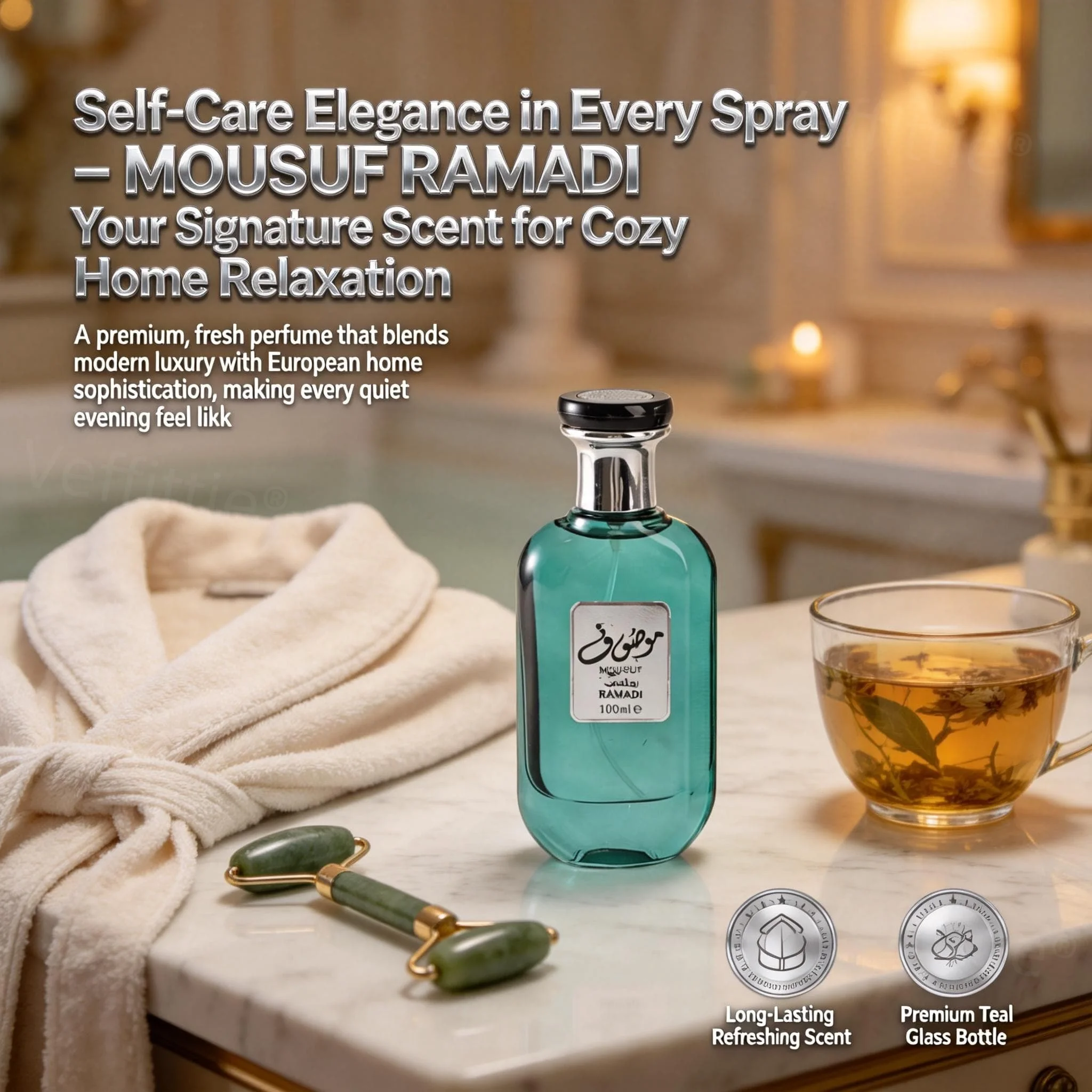 

Cozy Mint Jasmine Unisex Eau De Toilette,All Day Fresh Home Relax Aroma,Casual Loungewear Blend,Warm Gift for Leisure Daily Life