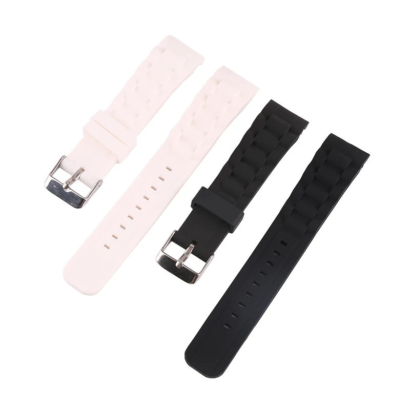 

Watch accessories waterproof and sweat-proof silicone rubber watch straps sports and outdoor wristbands for men and women 20mm
