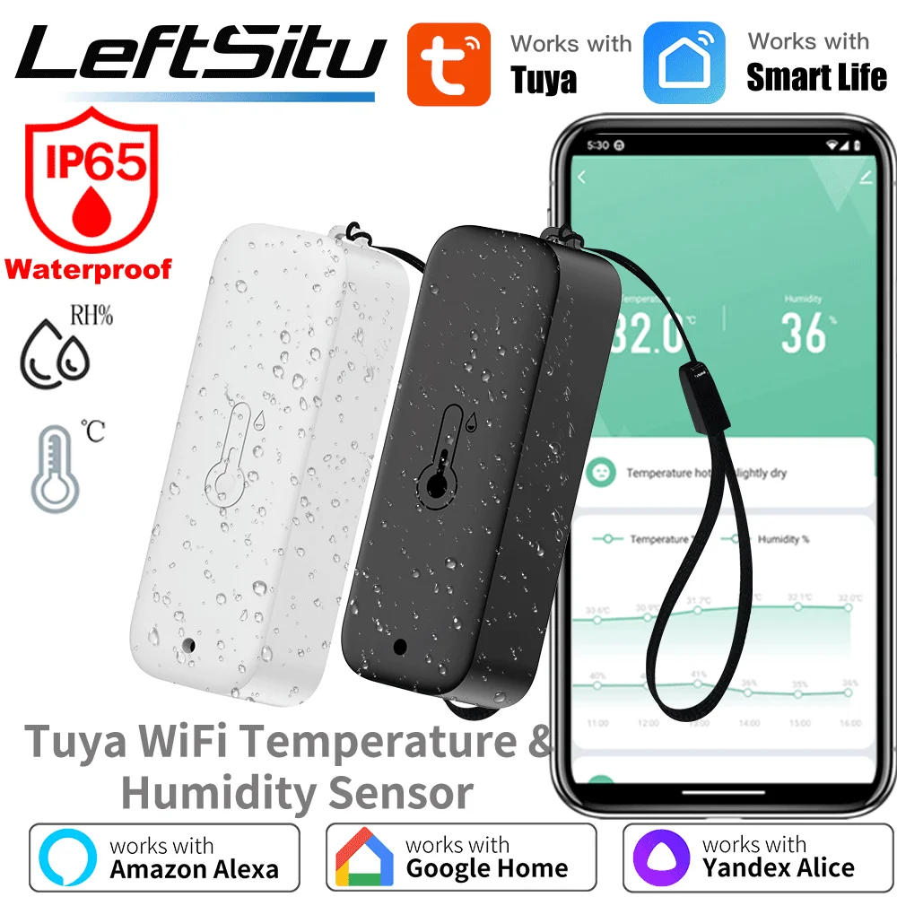 Tuya Wi-Fi наружный датчик температуры