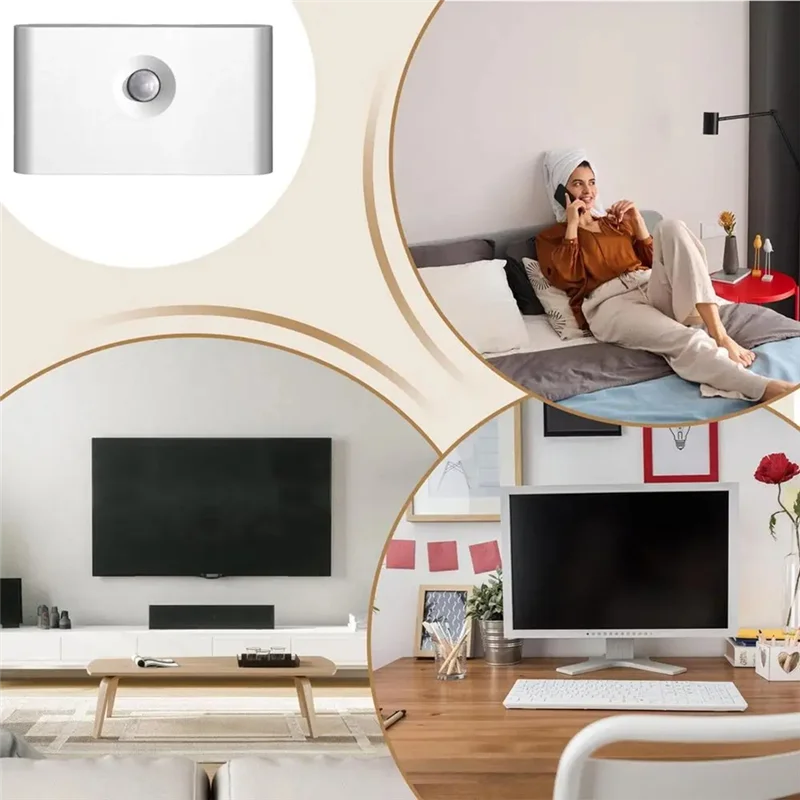

ABMI-Human Body Sensor Light LED Corridor Body Sensing Night Light Smartsensor Automatically Activated Indoor Illumination