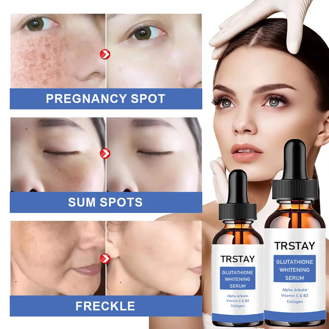 

5ML/15ML/30ML/50ML/ 28 days Improve facial Remove stains and plaques, smooth and whiten the skin 28 days, skin vitality Remove