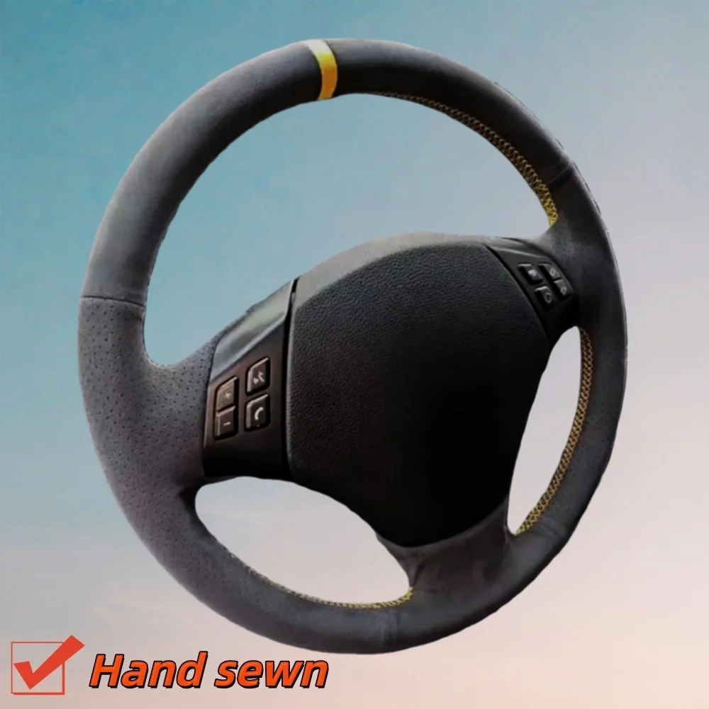

Customize Suede Leather Car Steering Wheel Cover E90 320 318i 320i 325i 320d X1 328xi 2007 Steering Wrap Cover For BMW 330i