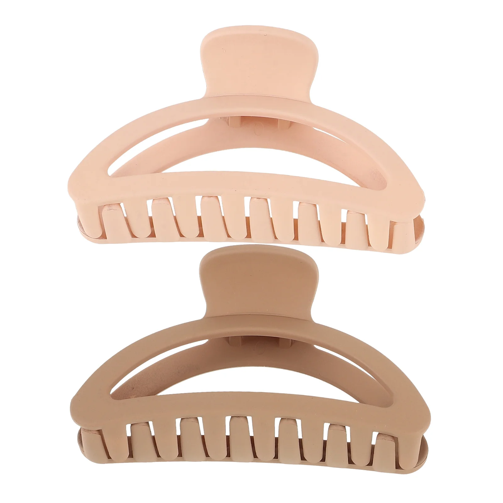 

2pcs Large Claw Clip For Women Simple Lightweight Durable Clamp For Thick Thin Hair Comfortable Use Wedding Party Hair