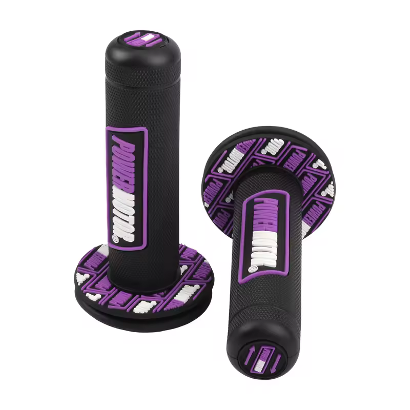 Universal Motorcycle Grips 7/8 In 22mm 24mm Handlebar Protection Accessories Dirt Bike Off-Road Rubber Gel Hand Grip Powermotor - Image 11
