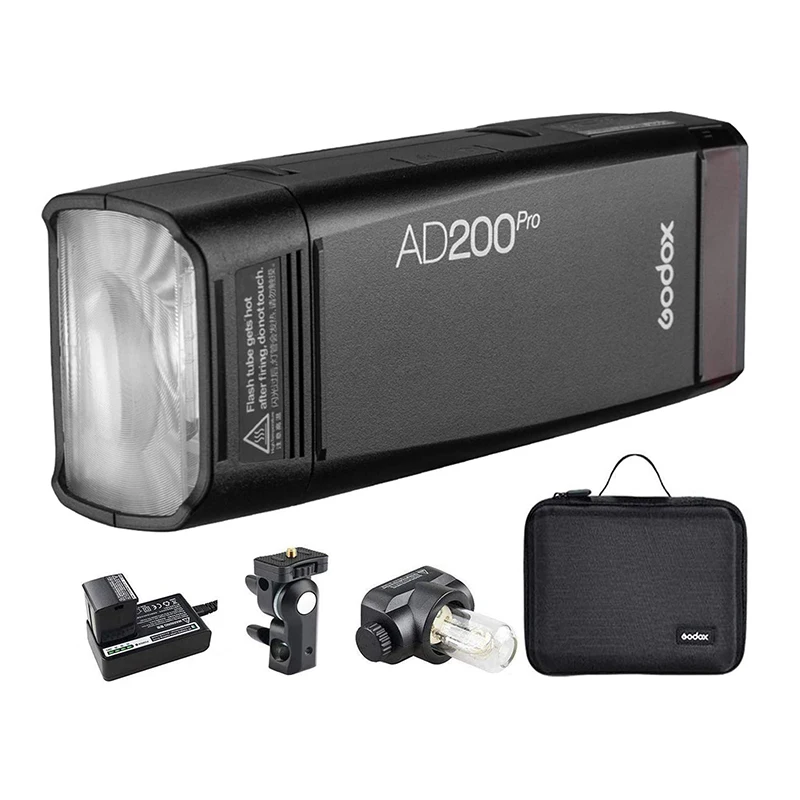 

GODoOxX AD200Pro 200Ws 2.4G 1/8000 HSS 500 full power camera strobe flash light with 2900mAh battery