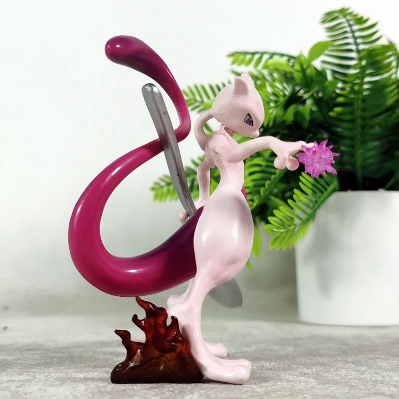 12.5cm 포켓몬 뮤츠 애니메이션 액션 피규어 PVC 컬렉션 모델 장난감 선물