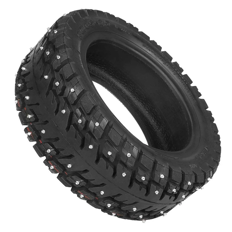 AU05 -Ulip90/65-6.5 Snow Off-Road Vacuum Tire With Anti-Slip Spikes Electric Scooter Thick Tire