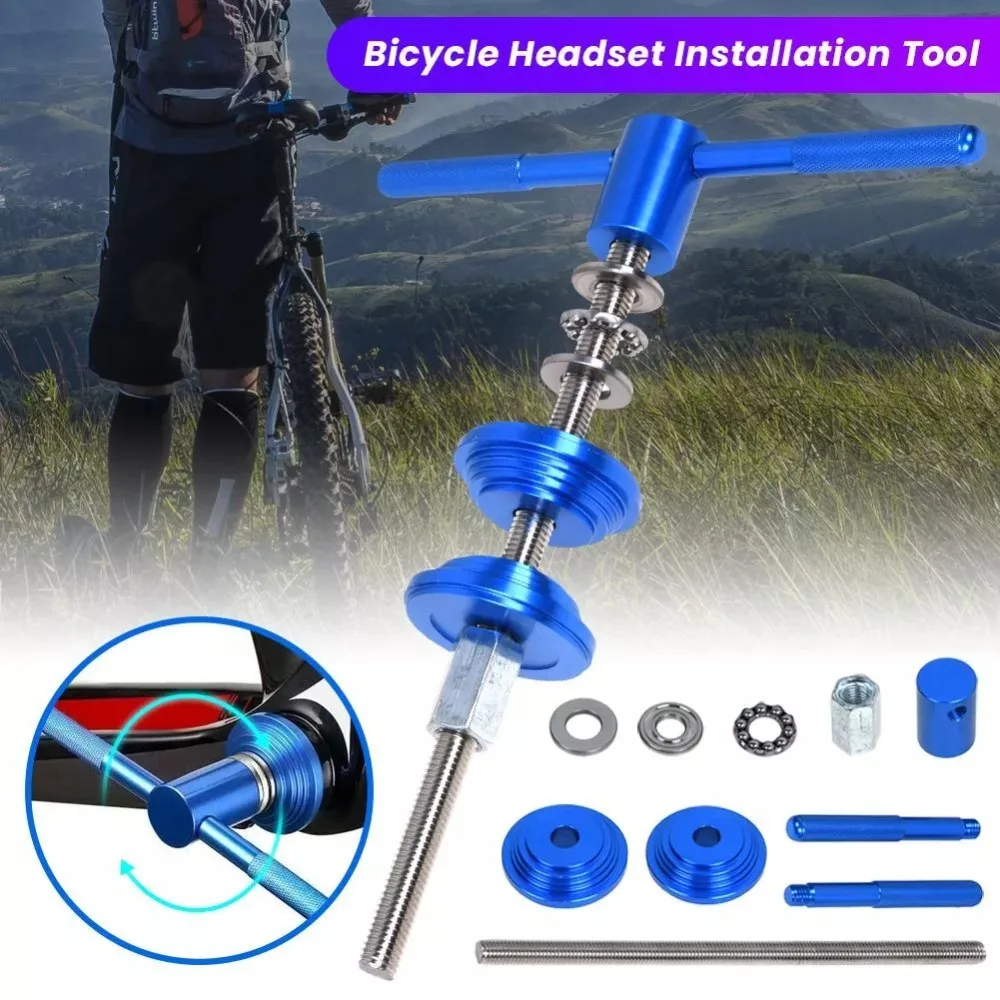 

High-quality Bike BB Bearing Press Tool Durable Aluminum Alloy Headset Press-fit Installation Removal Riding Equipment