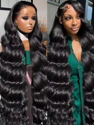 HD Transparent 13x4 13x6 Body Wave Lace Front Wig Pre Plucked 360 Lace Frontal Wig Human Hair Wigs For Women 5x5 Closure Wig