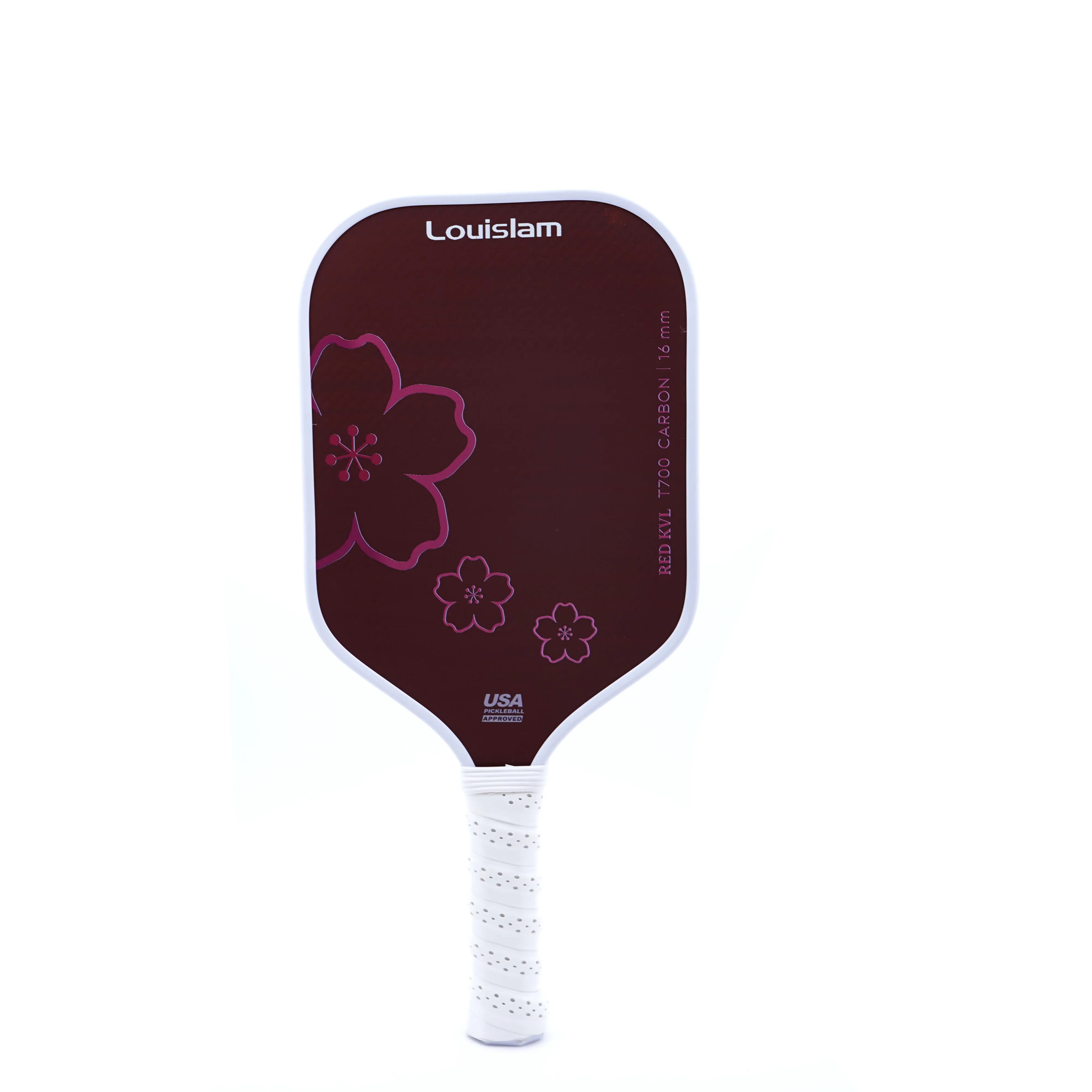 

High quality thermoformed integrated T700 raw carbon fiber super pad sauerkraut racket handle