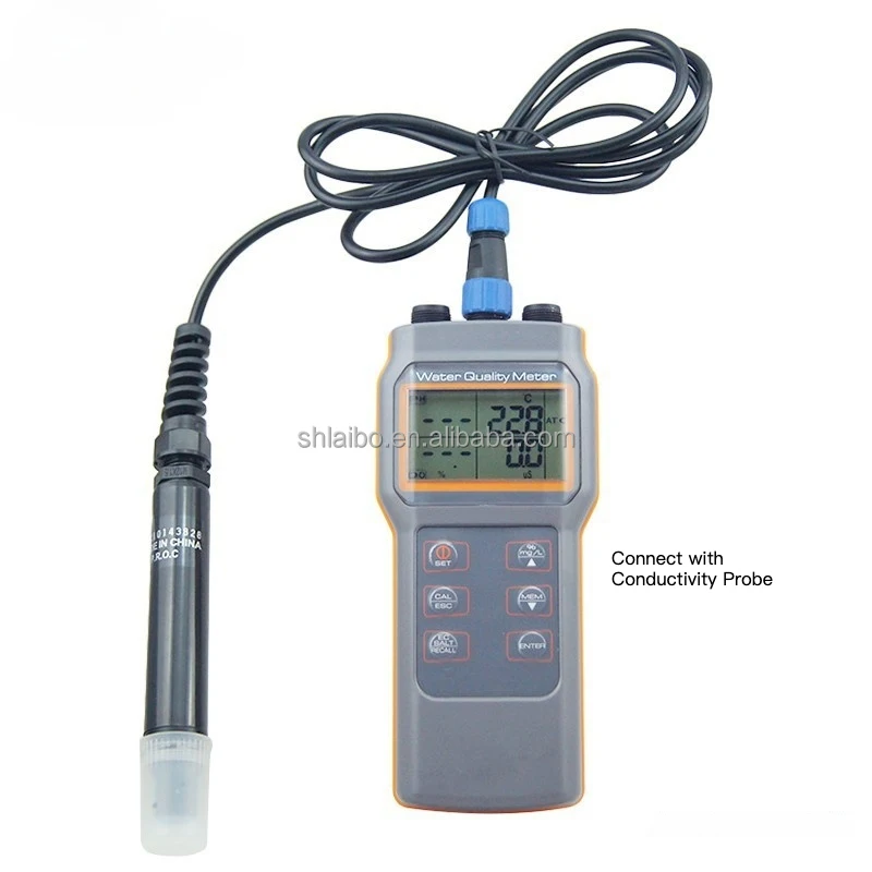 AZ86031 AZ86021 Portable DO Conductivity Salinity Temperature pH Meter Multi-parameter Meter with CE Certificate