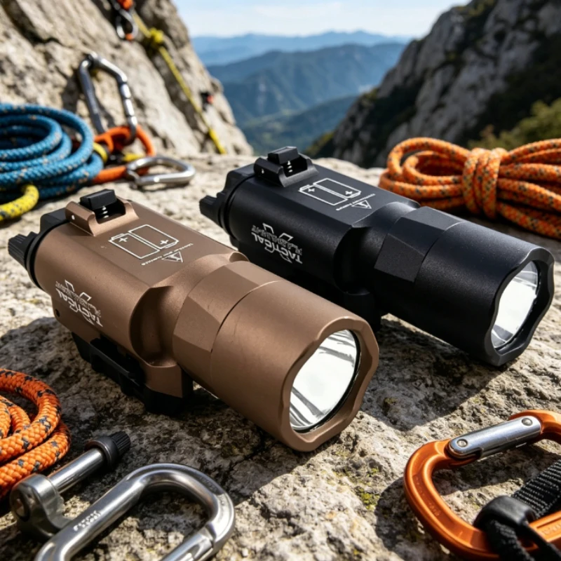 Lightweight Alloy X300U Under-hung Torch 500 Lumen Powerful Bright Light Emergency Strobe Flashlight