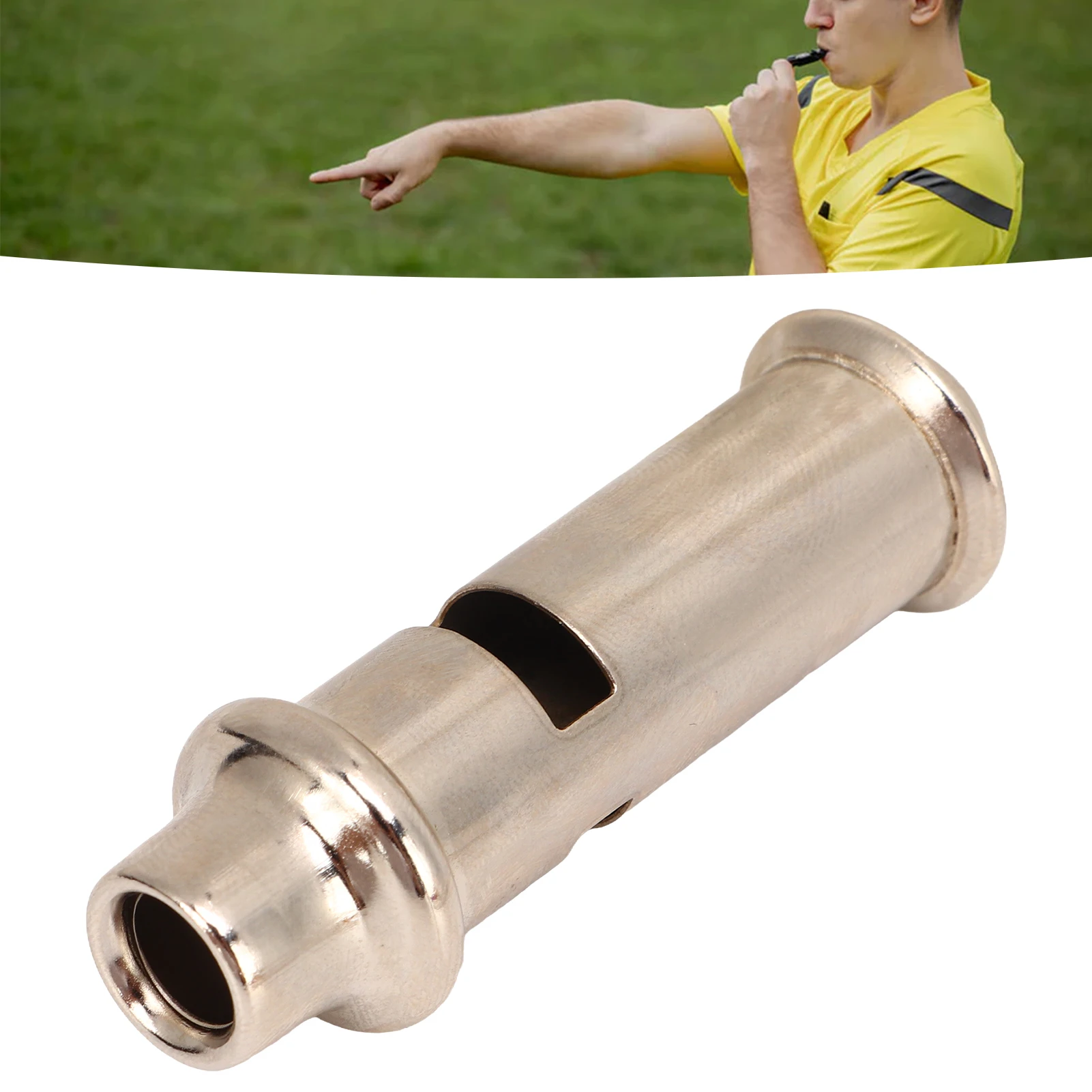 5Pcs Metal Emergency Survival Whistle Stainless Steel Outdoor Whistle For Coach Referee Police Security School