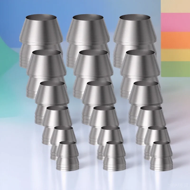 

18Pcs Iron Wedges for Hammers Tough Durable Metal Taper Wedges Carpentry Supplies Fuel Tank Grommet Wedge Metal Wedge for