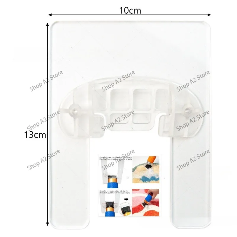 Tufting Gun Electric Scissor Bracket Transparent Acrylic Integrated Electric Scissor Bracket Carpet Trimmer Bracket
