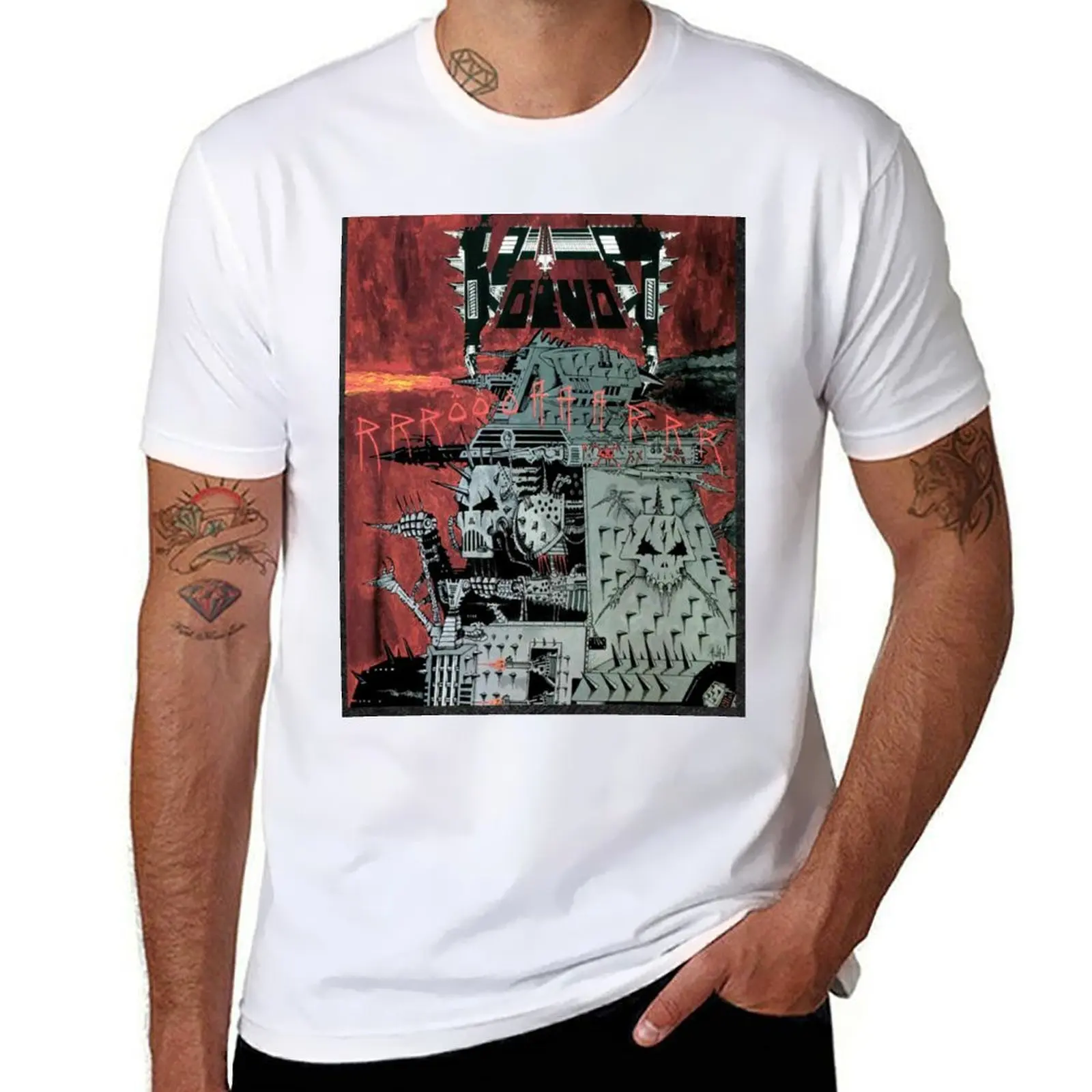 

RrroooaaarrR Voivod T-Shirt man tshirt mens graphic t shirts T-Shirt